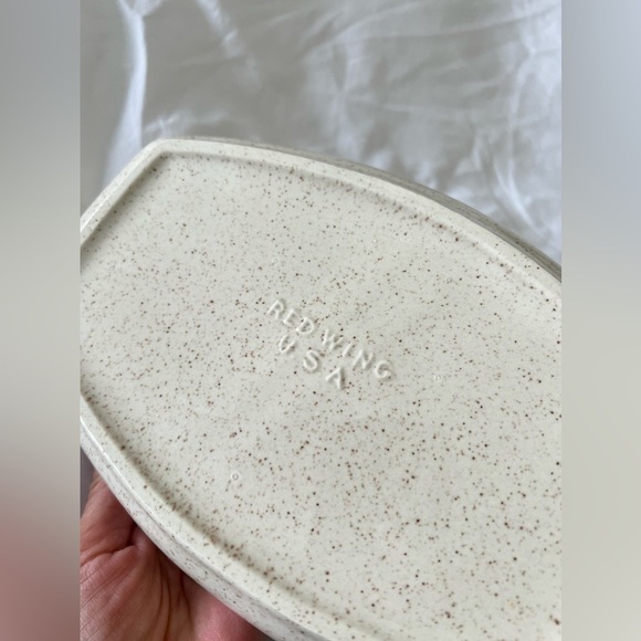 Red Wing Pottery Pepe Divided Serving Dish | Vegetable Tray Vintage - Picture 4 of 8